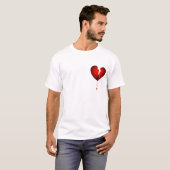 T-shirt du coeur brisé (Devant entier)