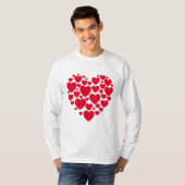 T-shirt du coeur rouge (Devant entier)