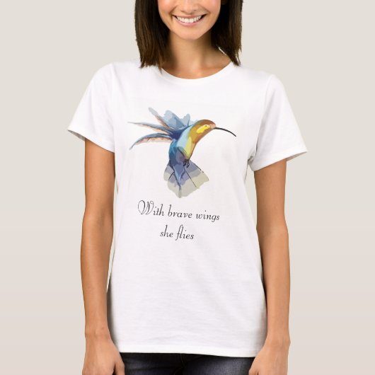 T-shirt du colibri des femmes (Devant)