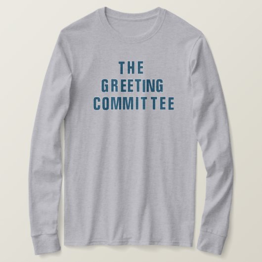 T-shirt du Comité de salutation (Design devant)