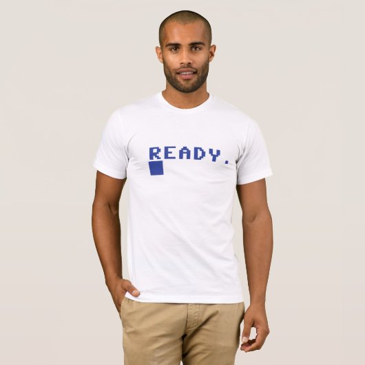 T-shirt du Commodore 64 Geeky - Rapide prêt (Devant entier)