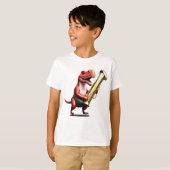 T-shirt du cool Dinosaur Unisex (Devant entier)