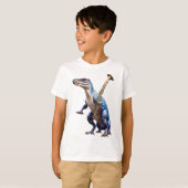 T-shirt du cool Dinosaur Unisex (Devant entier)