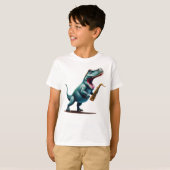 T-shirt du cool Dinosaur Unisex (Devant entier)