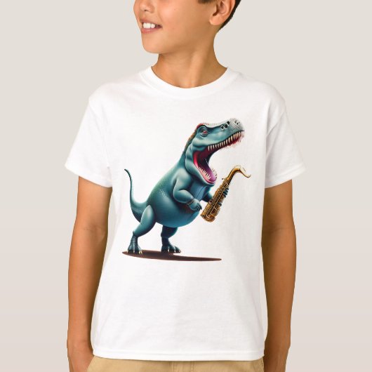 T-shirt du cool Dinosaur Unisex (Devant)