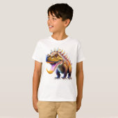 T-shirt du cool Dinosaur Unisex (Devant entier)