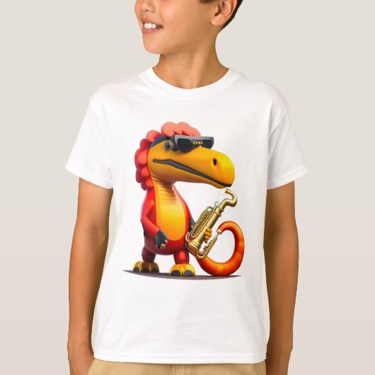 T-shirt du cool Dinosaur Unisex (Devant)