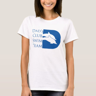 T-shirt du dauphin des femmes, blanc