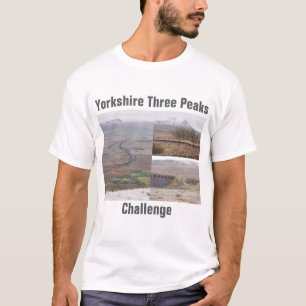 T-shirt du défi des trois pics du Yorkshire