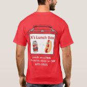 T-shirt du déjeuner du x (Dos)