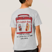 T-shirt du déjeuner du x (Dos)