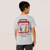 T-shirt du déjeuner du x (Dos entier)