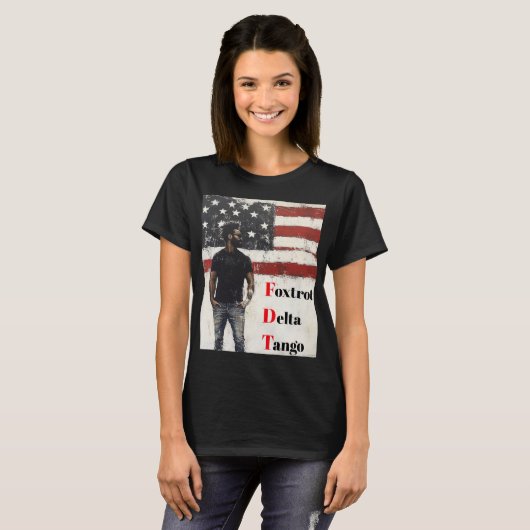 T-shirt du delta du Foxtrot (Devant entier)