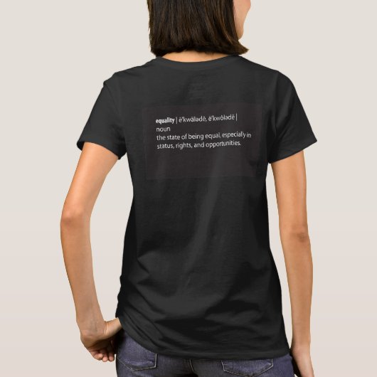 T-shirt du dictionnaire (Dos)