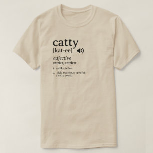 T-shirt du dictionnaire de définition de chats