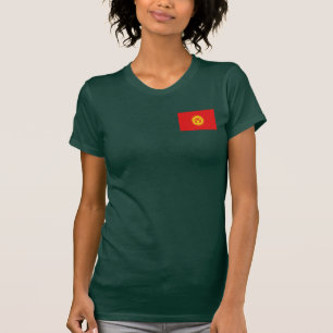 T-shirt du DK de drapeau et de carte du