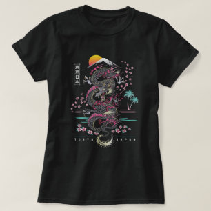 T-shirt du dragon japonais de Tokyo