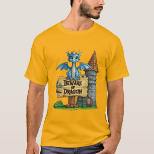 T-shirt du dragon - Tee-shirt de dragon de fantasy