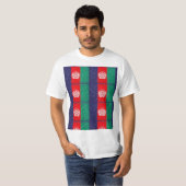 T-shirt du drapeau afghan (Devant entier)