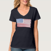 T-shirt du drapeau américain (Devant)