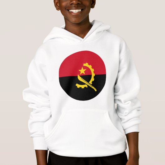 T-shirt du drapeau angolais (Devant)