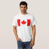 T-shirt du drapeau canadien (Devant entier)