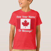 T-shirt du drapeau canadien (Devant)