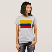 T-shirt du drapeau colombien (Devant entier)