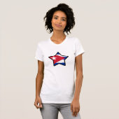 T-shirt du drapeau de Cuba (Devant entier)