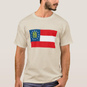T-shirt du drapeau de Géorgie (Devant)