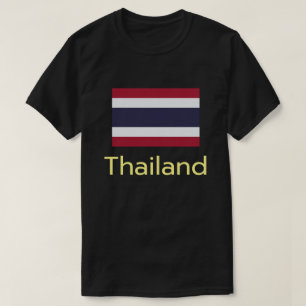 T-shirt du drapeau de la Thaïlande de base