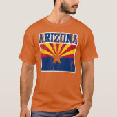 T-shirt du drapeau de l'État de l'Arizona (en détr (Devant)