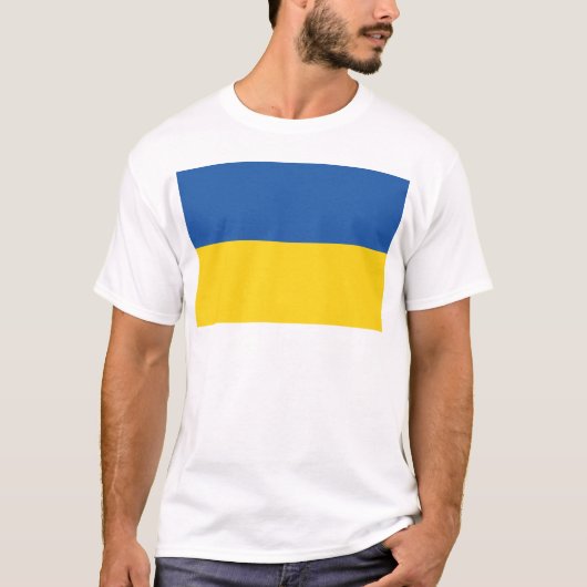 T-shirt du drapeau de l'Ukraine (Devant)