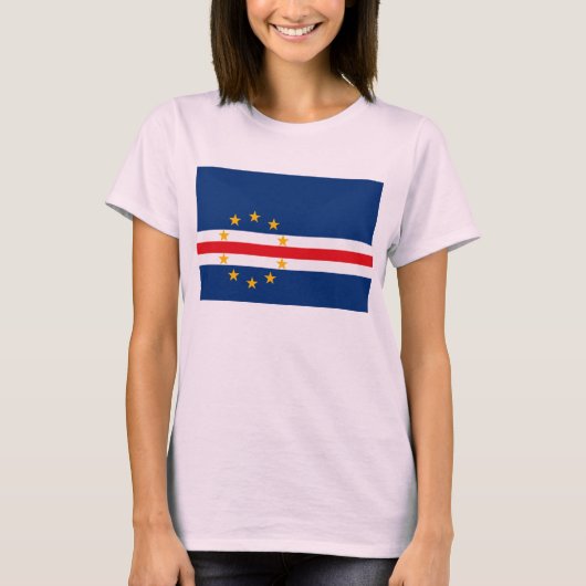 T-shirt du drapeau du Cap Vert (Devant)
