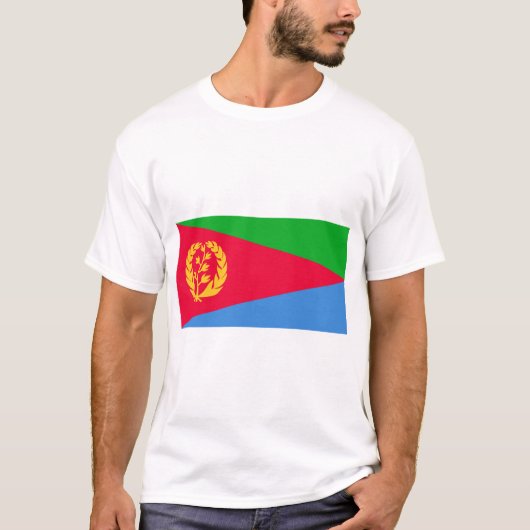 T-shirt du drapeau érythréen (Devant)