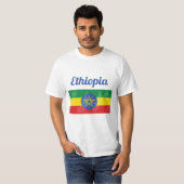 T-shirt du drapeau éthiopien (Devant entier)