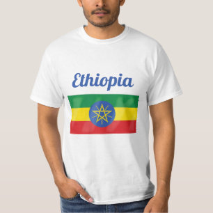 T-shirt du drapeau éthiopien
