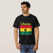 T-shirt du drapeau ghanéen (Devant entier)