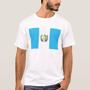 T-shirt du drapeau guatémaltèque