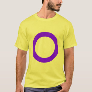 T-shirt du drapeau intersexe