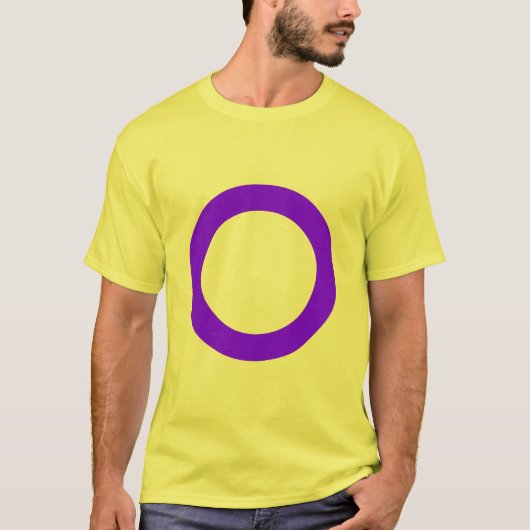 T-shirt du drapeau intersexe (Devant)