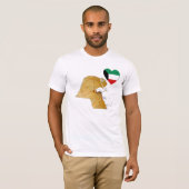 T-shirt du drapeau koweïtien (Devant entier)