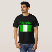 T-shirt du drapeau nigérian (Devant entier)