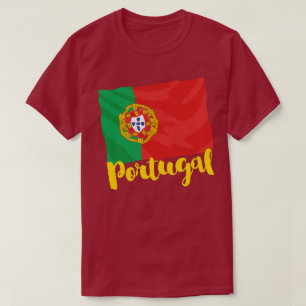 T-shirt du drapeau portugais