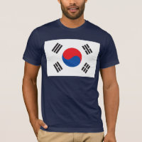 T-shirt du drapeau sud-coréen