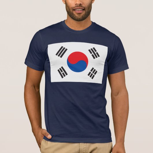 T-shirt du drapeau sud-coréen (Devant)