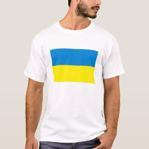 T-shirt du drapeau ukrainien