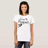 T-shirt Dû en août (Devant entier)