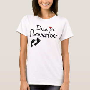 T-shirt Dû en novembre