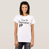 T-shirt Dû en septembre (Devant entier)